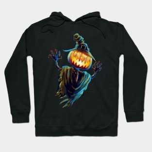 Halloween Fun - Scary Pumpkin Scarecrow Hoodie